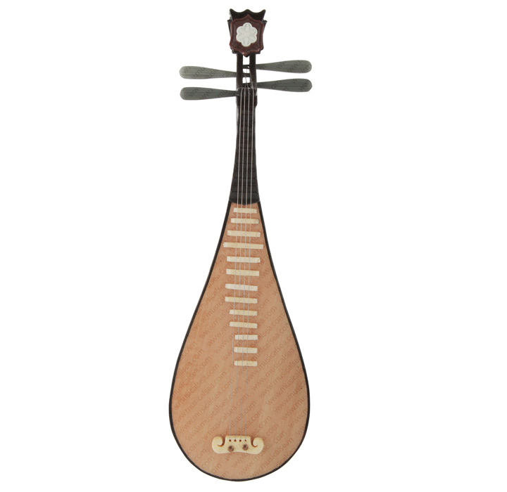 Miniature Wood Pipa Musical Instrument Replica Gift